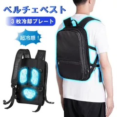 ペルチェベスト 冷却ベスト ペルチェ素子調作業服 瞬間冷却 3つ冷却ブレート 最大-20℃冷却 USB給電式 強弱モード フリーサイズ 軽量 静音稼働 熱中症対策 アウトドア 4ヶ月保証