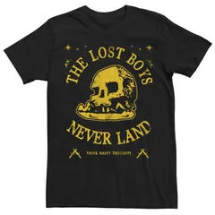 ディズニー メンズ トップス Tシャツ Disneys Peter Pan The Lost Boys Neverland Mens Tee Black ブラックのサムネイル