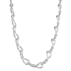 ネーピア レディース アクセサリー ネックレス・チョーカー・ペンダントトップ レース Napier SilverTone Bound Collar Necklace Silver Tone シルバー