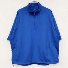 古着 used　NIKE GOLF　ナイキゴルフ　ハーフジッププルオーバー　青　ブルー　2XLサイズ