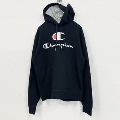 古着 used　Champion　チャンピオン　スウェットパーカー/フーディー　黒　ブラック　Sサイズ