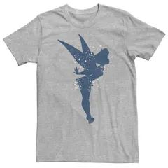 ディズニー メンズ トップス Tシャツ Disneys Peter Pan Tinkerbell Mens Americana Shadow Tee Athletic Heather ヘザーのサムネイル