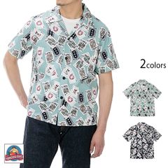 新品 Mサイズ ビームス×藤子F不二雄 コラボ 総柄 オープンカラー 