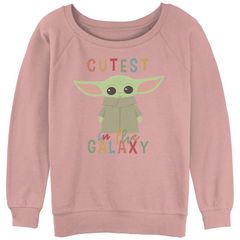 애니메이션 캐릭터 레이디스 아우터 파커·스웨트 셔츠 그래픽 Licensed Character Juniors Star Wars The Mandalorian Grog