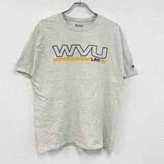 古着 used　Champion　チャンピオン　半袖プリントTシャツ　灰色　グレー　Lサイズ
