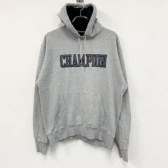 古着 used　champion　チャンピオン　スウェットパーカー/フーディー　グレー　灰色　Lサイズ