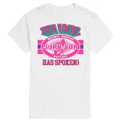 アニメキャラクター メンズ トップス Tシャツ トール グラフィック Licensed Character Big Tall Survivor The Tribe Spoke Graphic Tee White ホワイト