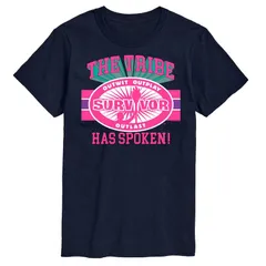 アニメキャラクター メンズ トップス Tシャツ トール グラフィック Licensed Character Big Tall Survivor The Tribe Spoke Graphic Tee Navy ネイビー