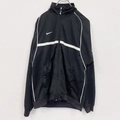 古着 used　00s　NIKE　ナイキ　トラックジャケット/ジャージ　ヴィンテージ　黒　ブラック　Mサイズ