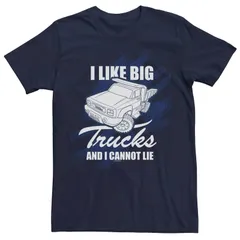 アニメキャラクター メンズ トップス Tシャツ Licensed Character Mens Tonka I Like Big Trucks And I Cannot Lie Tee Navy ネイビー