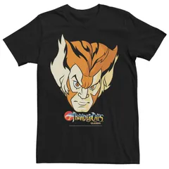 アニメキャラクター メンズ トップス Tシャツ Licensed Character Mens ThunderCats Tygra Big Face Tee Black ブラック
