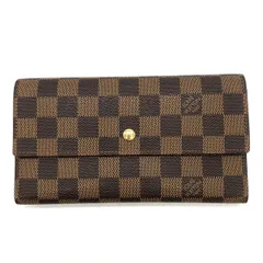 美品 LOUIS VUITTON ルイ・ヴィトン N61215 長財布 モノグラム ブラウン レディース メンズ ヴィンテージ