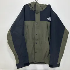 07w70083 THE NORTH FACE ザ・ノース・フェイス マウンテンライトジャケット メンズ NP62236/ブラック×カーキ/サイズ M/中古品  ナイロンジャケット