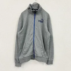 古着 used　PUMA　プーマ　フルジップスウェットジャケット　トラックジャケット/ジャージ　灰色　グレー　Ｍサイズ