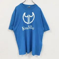 古着 used　90s　Hanes　ヘインズ　半袖プリントTシャツ　ヴィンテージ　シングルステッチ　水色　ライトブルー　XLサイズ