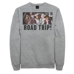 スター ウォーズ メンズ アウター パーカー・スウェット シャツ Menstar Wars Group Shot Road Trip Sweatshirt Athletic Heather ヘザーのサムネイル