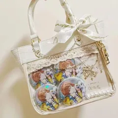 再入荷 痛バッグ 痛バ ショルダーバッグ 大容量 推し活 推し 推しバッグ クリアバッグ 透明バッグ 見せバッグ 推し活バッグ バッグ トートバッグ 缶バッジ 可愛い かわいい いたば 学生