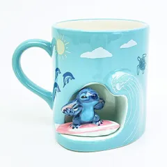 ディズニー スティッチ サーフィンマグカップ コップ Disney