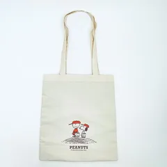 スヌーピー トートバッグ ベースボール レッド SNOOPY