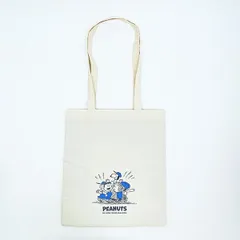 スヌーピー トートバッグ ベースボール ブルー SNOOPY