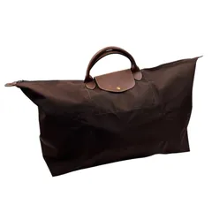 【中古】LONGCHAMP/ロンシャン/ボストンバッグ/ブラウン/現状品