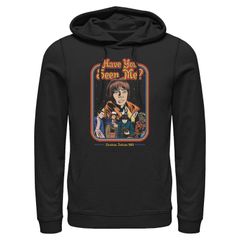 애니메이션 캐릭터 맨즈 아우터 파커·스웨트 그래픽 Licensed Character Menstranger Things Have You Seen Me Graphic Hoodie Black 블랙
