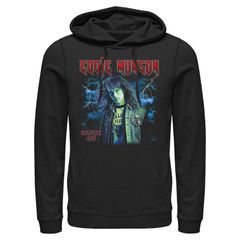 애니메이션 캐릭터 남성 아우터 파커 스웨트 그래픽 Licensed Character Menstranger Things Eddie Munson Graphic Hoodie Black 블랙
