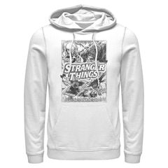 애니메이션 캐릭터 남성 아우터 파커 스웨트 그래픽 Licensed Character Menstranger Things Monsters Graphic Hoodie White 화이트