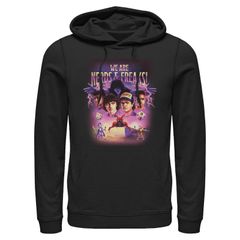 애니메이션 캐릭터 맨즈 아우터 파커·스웨트 그래픽 Licensed Character Menstranger Things We Are Nerds Freaks Graphic Hoodie Black 블랙
