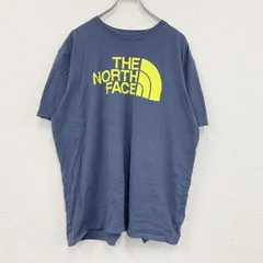古着 used　THE NORTH FACE　ザノースフェイス　半袖プリントTシャツ　紺　ネイビー　XLサイズ