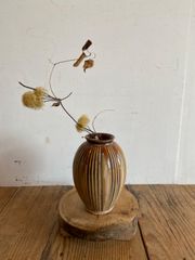 3F 【九谷焼】一輪挿し 花瓶 花器 陶器 伝統工芸 和モダン 昭和レトロ