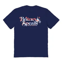 アニメキャラクター メンズ トップス Tシャツ グラフィック Licensed Character Mens Britney Spears Miss American Dream Graphic Tee Navy ネイビー
