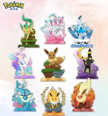 <９個入りセット>新品未開封 ポケモン Funism フィギュア 全9種コンプリートセット ポケモンアドベンチャー：イーブイ第2世代海外限定 ブイズ イーブイ ブラッキー サンダース ニンフィア