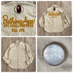 ラングラーモチーフ A BATHING APE トラッカージャケット L エイプ ラングラーモチーフ A BATHING APE トラッカージャケット L エイプ