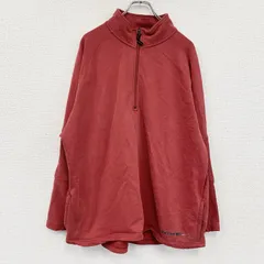 古着 used　00s　NIKE　ナイキ　ハーフジップスウェット　ヴィンテージ　赤　レッド　XLサイズ