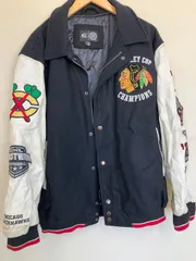 NHL シカゴ・ブラックホークス カールバンク　4回スタンレーカップチャンピオンズリミテッド 2010 バーシティジャケット