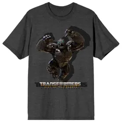アニメキャラクター メンズ トップス Tシャツ グラフィック Licensed Character Mens Transformers Rise Of Beasts Graphic Tee Gray グレー