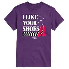アニメキャラクター メンズ トップス Tシャツ グラフィック Licensed Character Mens Wizard Of Oz Like Your Shoes Graphic Tee Purple パープル