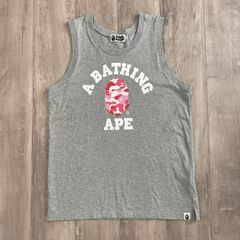 【お値下げしました】A BATHING APE タンクトップ 迷彩 A BATHING APE（アベイシングエイプ） タンクトップ ノースリーブ ABC