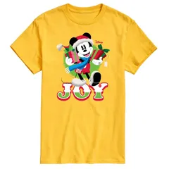 ディズニー メンズ トップス Tシャツ グラフィック Disneys Mickey Mouse Mens Joy Graphic Tee Yellow イエロー