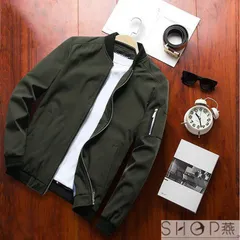 再入荷 スタジャン メンズ ジャケット ブルゾン ジップジャケット フライトジャケット アウター ミリタリージャケット メンズ ブルゾン 羽織 春 春服 春物 秋 秋服 スタジアムジャンパー ジャンパー 薄手 れ