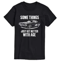アニメキャラクター メンズ トップス Tシャツ グラフィック Licensed Character Mensome Things Just Get Better With Age Graphic Tee Black ブラック