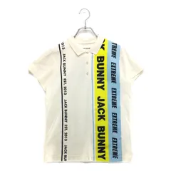 中古 レディース ジャックバニー Jack Bunny!! 半袖ポロシャツ 2(L) 白 ホワイト