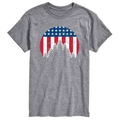 アニメキャラクター メンズ トップス Tシャツ グラフィック Licensed Character Mens American Outdoor Graphic Tee Gray グレー