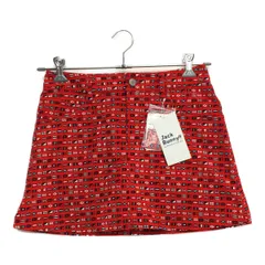 未使用品 レディース ジャックバニー Jack Bunny!! スカート 1(M) 赤 レッド 一体型インナーパンツ 国旗柄