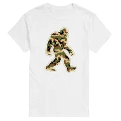 アニメキャラクター メンズ トップス Tシャツ グラフィック Licensed Character Mensasquatch Camo Graphic Tee White ホワイト