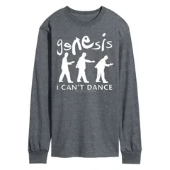 アニメキャラクター メンズ トップス Tシャツ Licensed Character Mens Genesis I Cant Dance Long Sleeve Tee Gray グレー