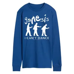 アニメキャラクター メンズ トップス Tシャツ Licensed Character Mens Genesis I Cant Dance Long Sleeve Tee Blue ブルー