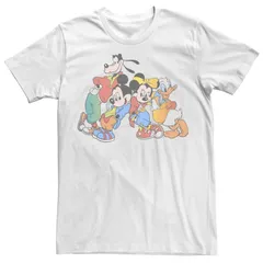 ディズニー メンズ トップス Tシャツ Disneys Mickey Mouse Friends Mens 90style Portraitee White ホワイト