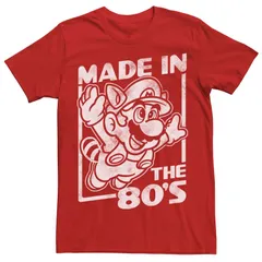 アニメキャラクター メンズ トップス Tシャツ Licensed Character Mensuper Mario Tanooki Mario Made In The 80s Tee Red レッド